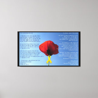 Canvas - Verpakt - Memorial Day Poppy