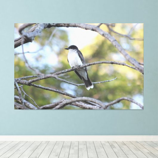 Canvas Vogelkunst Print (Insitu (Houten vloer))
