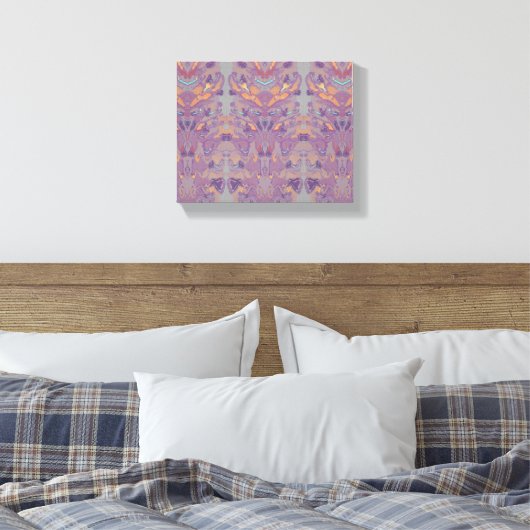 Canvas voor Abstracte Waterverf "Arthros" (Insitu (Slaapkamer))