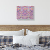Canvas voor Abstracte Waterverf "Arthros" Afdruk (Insitu (Slaapkamer))