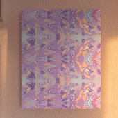 Canvas voor Abstracte Waterverf "Arthros" Afdruk