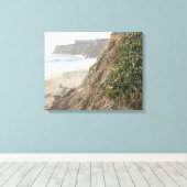 Canvas voor Beach Northern California Afdruk (Insitu (Houten vloer))