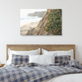 Canvas voor Beach Northern California Afdruk (Insitu (Slaapkamer))