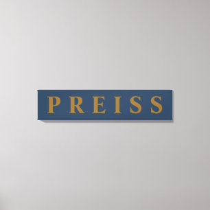 Canvas voor eerste/familienaam/achternaam afdrukke