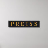 Canvas voor eerste/familienaam/achternaam afdrukke (Voorkant)