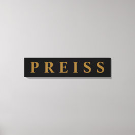 Canvas voor eerste/familienaam/achternaam afdrukke