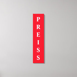 Canvas voor eerste/familienaam/achternaam afdrukke