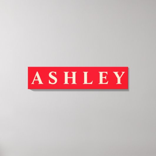 Canvas voor eerste/familienaam/achternaam afdrukke (Voorkant)