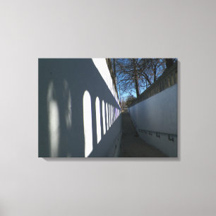 Canvas voor foto's van lichte en schaduwvormige Pa Afdruk