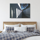 Canvas voor foto's van lichte en schaduwvormige Pa Afdruk (Insitu (Slaapkamer))