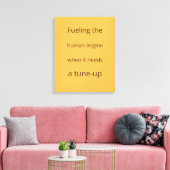 Canvas voor perfusiemedewerker afdruk (Insitu (Woonkamer))