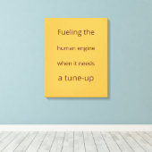 Canvas voor perfusiemedewerker afdruk (Insitu (Houten vloer))