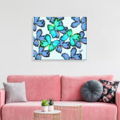 Canvas : Vrij als een vlinder Afdruk (Insitu (Woonkamer))