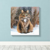 Canvas Wall Art: "Beste prudence" (Insitu (Houten vloer))