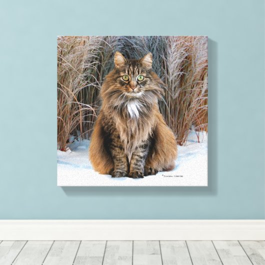 Canvas Wall Art: "Beste prudence" (Insitu (Houten vloer))