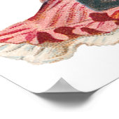 CANVAS WALL ART - ENGELS TEA ROOS - GIFTS POSTER (Hoek)