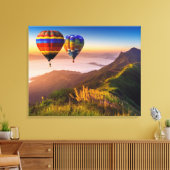 Canvas Wall Art-Hot Air-ballonnen Afdruk (Insitu (Woonkamer))