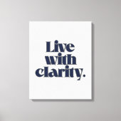 Canvas Wall Art – Modern Minimalist Motivational (Voorkant)