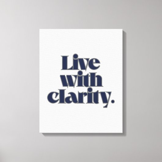 Canvas Wall Art – Modern Minimalist Motivational  (Voorkant)