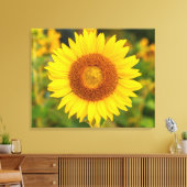 Canvas Wall Art-Sunflower (Insitu (Woonkamer))