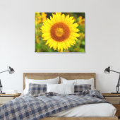 Canvas Wall Art-Sunflower Afdruk (Insitu (Slaapkamer))