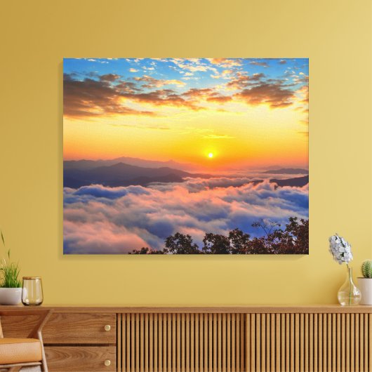Canvas Wall Art-Sunrise (Insitu (Woonkamer))