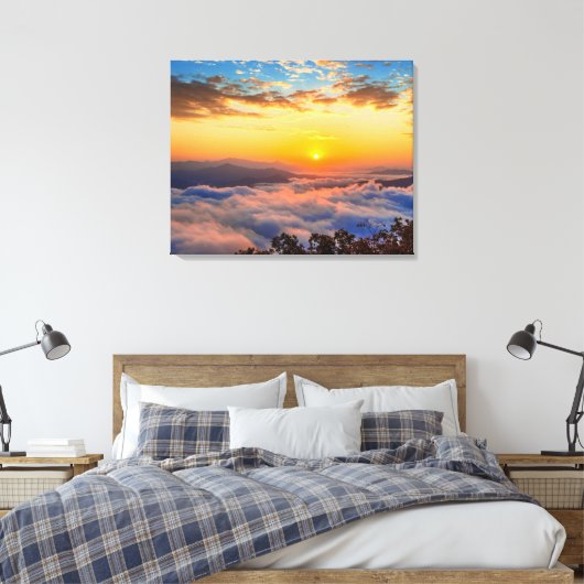 Canvas Wall Art-Sunrise (Insitu (Slaapkamer))