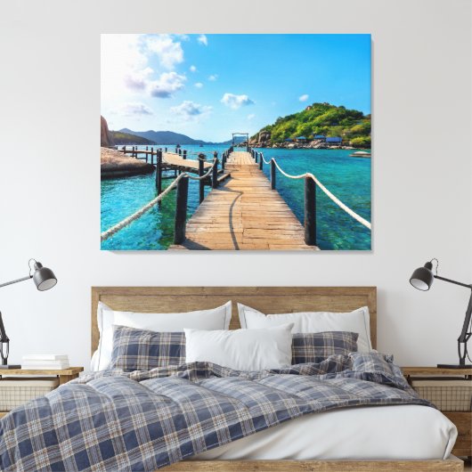 Canvas Wall Art-Thailand (Insitu (Slaapkamer))