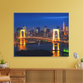 Canvas Wall Art-Tokyo Skyline (Insitu (Woonkamer))