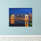 Canvas Wall Art-Tokyo Skyline Afdruk (Insitu (Houten vloer))