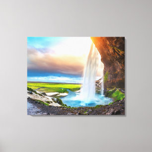 Canvas Wall Art-Waterfall Afdruk