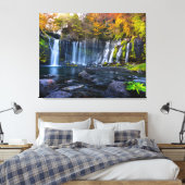 Canvas Wall Art-Waterfall Japan (Insitu (Slaapkamer))