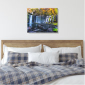 Canvas Wall Art-Waterfall Japan Afdruk (Insitu (Slaapkamer))