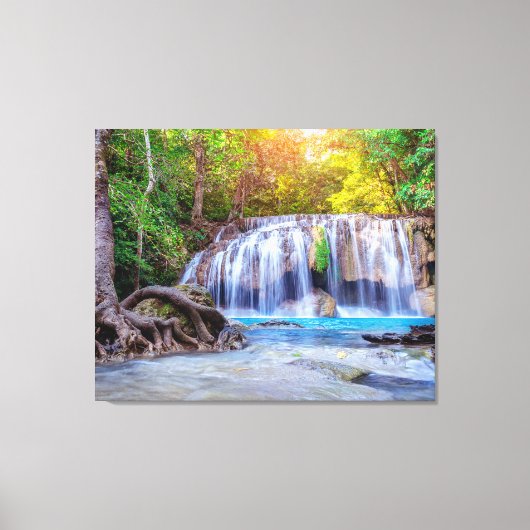Canvas Wall Art-Waterfall Thailand Afdruk (Voorkant)