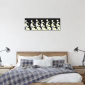 Canvas Wall Art-White Daisies (Insitu (Slaapkamer))