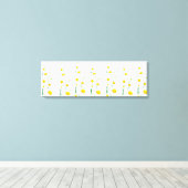 Canvas Wall Art-White Daisies Afdruk (Insitu (Houten vloer))