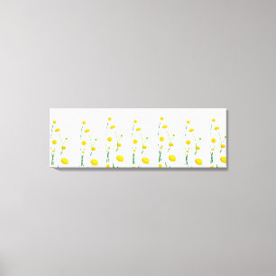 Canvas Wall Art-White Daisies Afdruk
