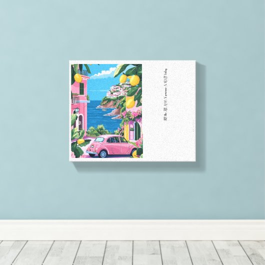 "Canvas Wall Art with Elegant Calligraphy – Inspir Canvas Afdruk (Insitu (Houten vloer))