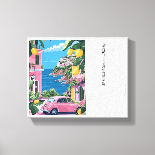 "Canvas Wall Art with Elegant Calligraphy – Inspir Canvas Afdruk (Voorkant)