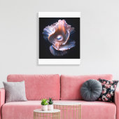 Canvas wandkunst met schelp en parel afdruk (Insitu (Woonkamer))