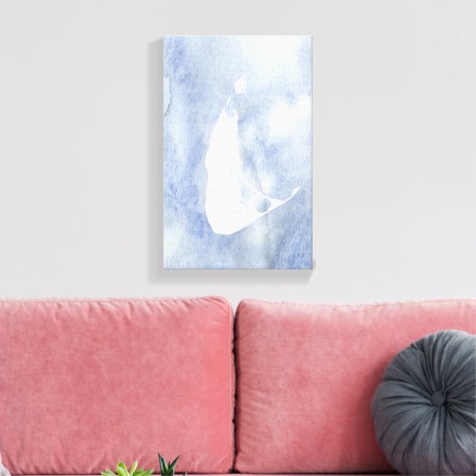 Canvas Waterverf Nantucket (Insitu (Woonkamer))