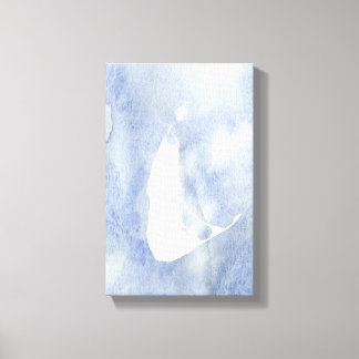 Canvas Waterverf Nantucket Afdruk