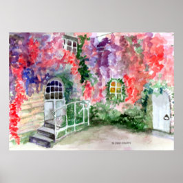 CANVAS - WATERVERF VAN HARRIET DAVIDSOHN POSTER