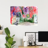 CANVAS - WATERVERF VAN HARRIET DAVIDSOHN POSTER (Thuiskantoor)