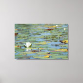 Canvas Waterverf waterlilmeer (Voorkant)