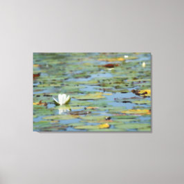 Canvas Waterverf waterlilmeer