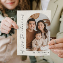 Canvas Wit Aangepaste Foto Gelukkig Thanksgiving