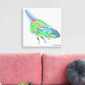Canvas (wit) - Eikenboomcicade Afdruk (Insitu (Woonkamer))