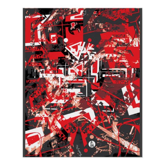 Canvas (Woboco de Tormenton Techno! verslagen!) Perfect Poster (Voorkant)