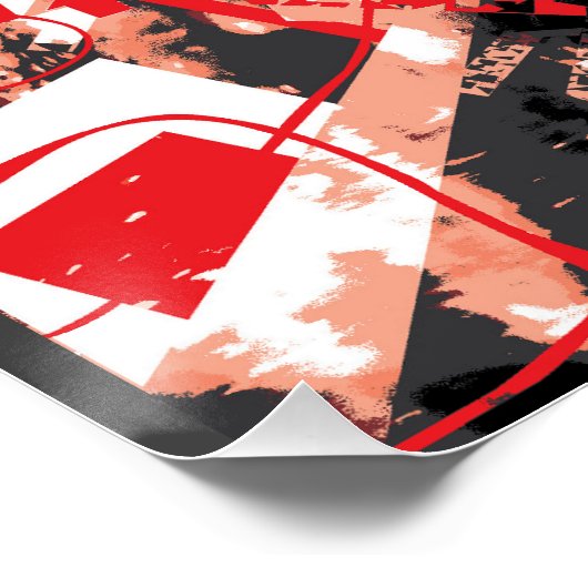 Canvas (Woboco de Tormenton Techno! verslagen!) Perfect Poster (Hoek)